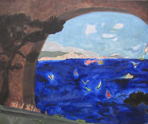 Estaque - 10F (55 x 46) - huile sur toile